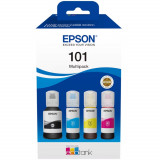 Cumpara ieftin Cartus Epson 101 EcoTank Pachet 4 Culori, Negru, Cyan, Galben, Magenta