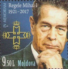 MOLDOVA 2018, Regele Mihai I, serie neuzata, MNH foto