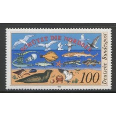 Bundes 1990 - Marea Nordului, fauna, neuzat
