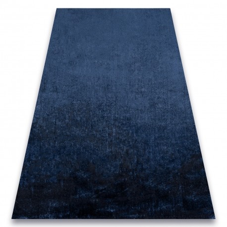 Covor VISCO albastru &icirc;nchis 10 pluș, IMITARE BLANĂ DE IEPURE, 200x290 cm