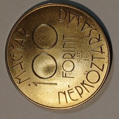 Moneda comemorativa 100 forinti Ungaria 1989
