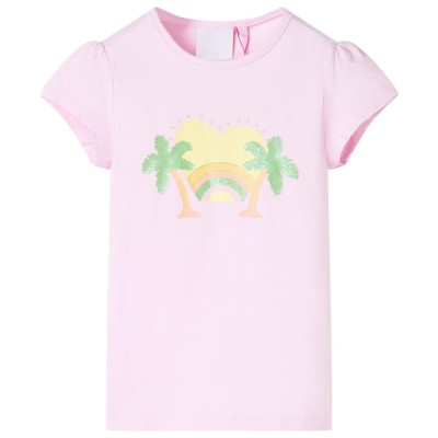 Tricou pentru copii, roz deschis, 128 foto