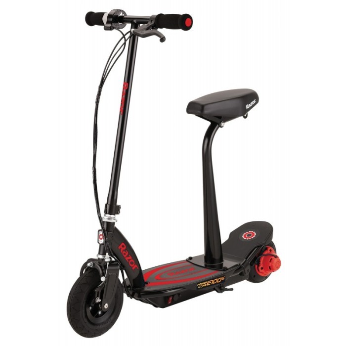 Trotineta Electrica Razor Power Core E100S, scaun detasabil, 24 V, 18 km/h, Rosu Trotineta Electrica Razor Power Core E100S, scaun detasabil, 24 V, 18 km/h, Rosu