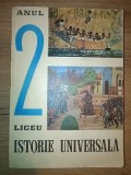 Istorie universala. Anul II liceu- Andras Boder, Lucia Georgian Un pic uzata coperta