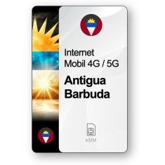 eSIM Internet Antigua și Barbuda, valabil 7 zile, trafic 1 GB, Standard