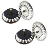 Set 4 Site Chiuveta Inox Sunmostar 8 cm Argintiu/Negru
