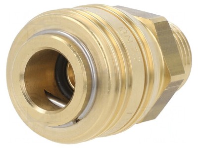Conector rapid alamă G 3/8 41mm 35bar foto