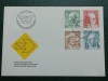 Elvetia 1979 - scriitori, serie pe FDC