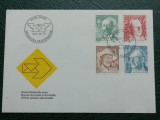 Elvetia 1979 - scriitori, serie pe FDC