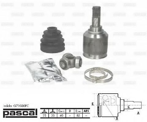 Kit cap planetara NISSAN ALMERA I (N15) (1995 - 2000) PASCAL G71030PC