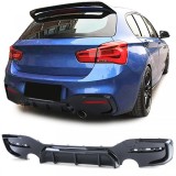 Difuzor spate sport lucios negru, potrivit pentru BMW Seria 1 F20 F21 15-19 LCI M135 M140 Performance AutoTuning