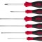Kit 6 Șurubelnițe Pozidriv și Plate SoftFinish