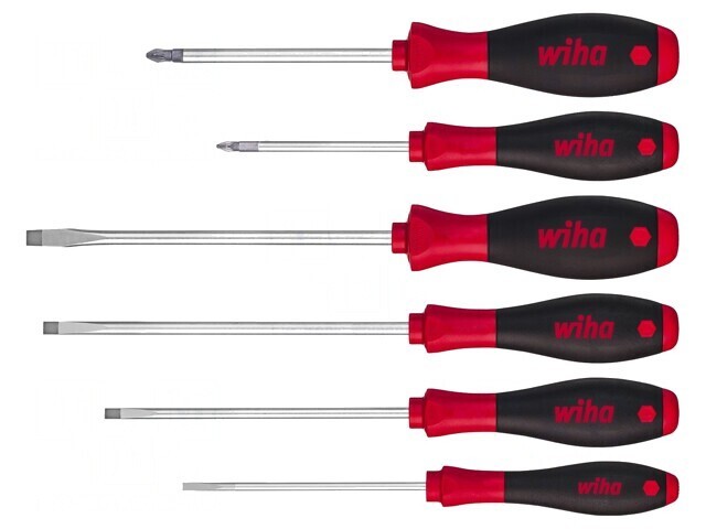 Kit 6 Șurubelnițe Pozidriv și Plate SoftFinish