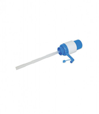 Pompa manuala pentru bidon apa, 25 L - 10 L, Albastru/Alb foto