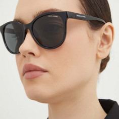 Armani Exchange ochelari de soare femei, culoarea negru, 0AX4144SU
