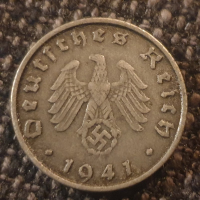 Germania Nazista 10 reichspfennig 1941B (Viena) foto