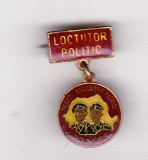 Bnk ins Insigna Loctiitor politic, Romania de la 1950