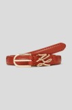 Karl Lagerfeld curea de piele K/AUTOGRAPH culoarea maro, A3W33037