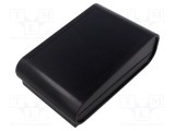 Carcasă desktop SUPERTRONIC DESKONE ABS neagră 140mm x 220mm x 56mm