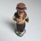 Statuetă din lemn pictat &ndash; &quot;Cantaret la nai&quot; arta populara Peru secolul al XIX-lea cca 1820-1860