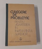 V Branzanescu Culegere de probleme pentru admiterea in invatamantul superior