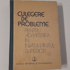 V Branzanescu Culegere de probleme pentru admiterea in invatamantul superior