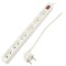 Prelungitor 6 prize 250V alb