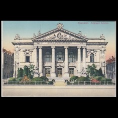 Carte poștală veche Oradea &ndash; Szigligeti Szinh&aacute;z (Teatrul Szigligeti ) &ndash; 1915