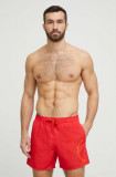 Armani Exchange pantaloni scurti de baie culoarea rosu
