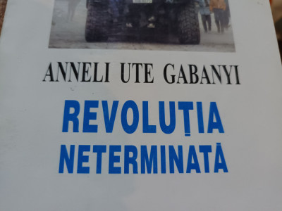 REVOLUTIA NETERMINATA - ANNEKI UTE GABANYI, ED FCR 1999, 234 PAG STARE BUNĂ foto