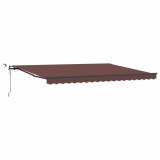 Cumpara ieftin Copertina electrica cu LED si senzor 4,5 x 3 m Burgundy