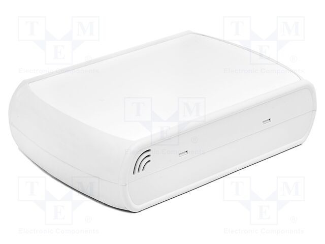 Carcasă universală ELBAG ventilată albă 81mm x 128mm x 35mm