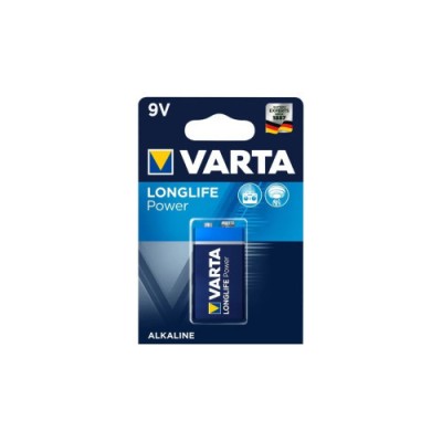 Baterie Varta LongLife Power 9V 6F22 6LR61 Alcalina Cod: 4922 Automotive TrustedCars foto