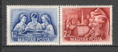 Ungaria.1952 Posta aeriana-Ziua marcii postale XU.45