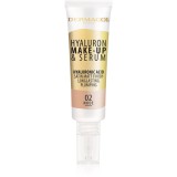 Dermacol Hyaluron make-up cu textura usoara cu acid hialuronic culoare 02 Nude 25 g