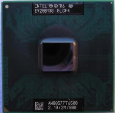 Intel Core 2 Duo T6500 SLGF4 2.10 Ghz 2M 800 mhz Socket P 478-pin micro- FCPGA | Okazii.ro