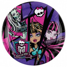 Farfurii party Monster High 23cm set 8 buc foto