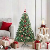 vidaXL Brad de Crăciun artificial cu ramuri articulare Verde 120 cm 3395477