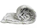 Pilota matlasata antialergica iarna lavanda LavenderDream Coneltex, dimensiuni 200x210 cm, dreptunghiulara, culoare alba, umplutura fibra siliconizata