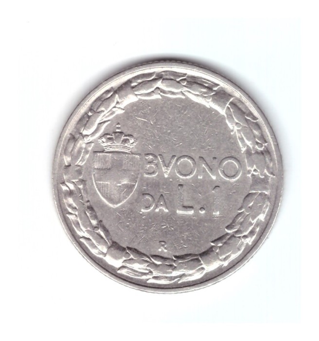 Moneda Italia 1 lira 1924, stare buna, curata