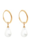 Lilou cercei placați cu aur Pearls A03/MARKET/ANS/223