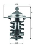 MAHLE TX 70 82 termostat,lichid racire