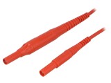 Cablu de masurare SCH&Uuml;TZINGER 8A, Mufa Banana 4mm, 2m, PVC, CAT IV 1000V
