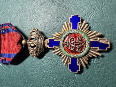Ordinul Steaua Romaniei in grad de Ofiter pe timp de pace mod 1 foto