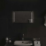 vidaXL Oglindă cu LED de baie, 50x30 cm