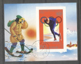 Korea 1978 Sport, Olympics, imperf. sheet, used T.336, Stampilat