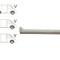 Prag MERCEDES SPRINTER 01.1995-2006, VW LT II 05.1996-12.2005, partea dreapta, metal 1, 0 mm; sub usa culisanta; lungime 1200 mm,