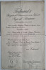 DECRET BREVET Ferdinand I Steaua Romaniei in gradul de Cavaler 1924