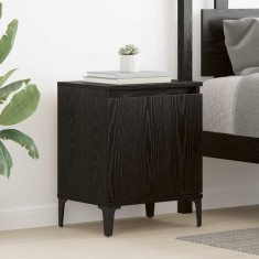 vidaXL Dulap de noapte Stejar negru 40 x 30 x 50 cm Lemn compozit 875109