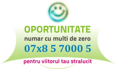 Numar cu ZERO - 07x8.5.7000.5 usor PLATINA frumos aur gold numere usoare cartela foto
